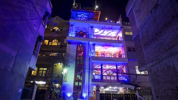 Front of property - evening/night