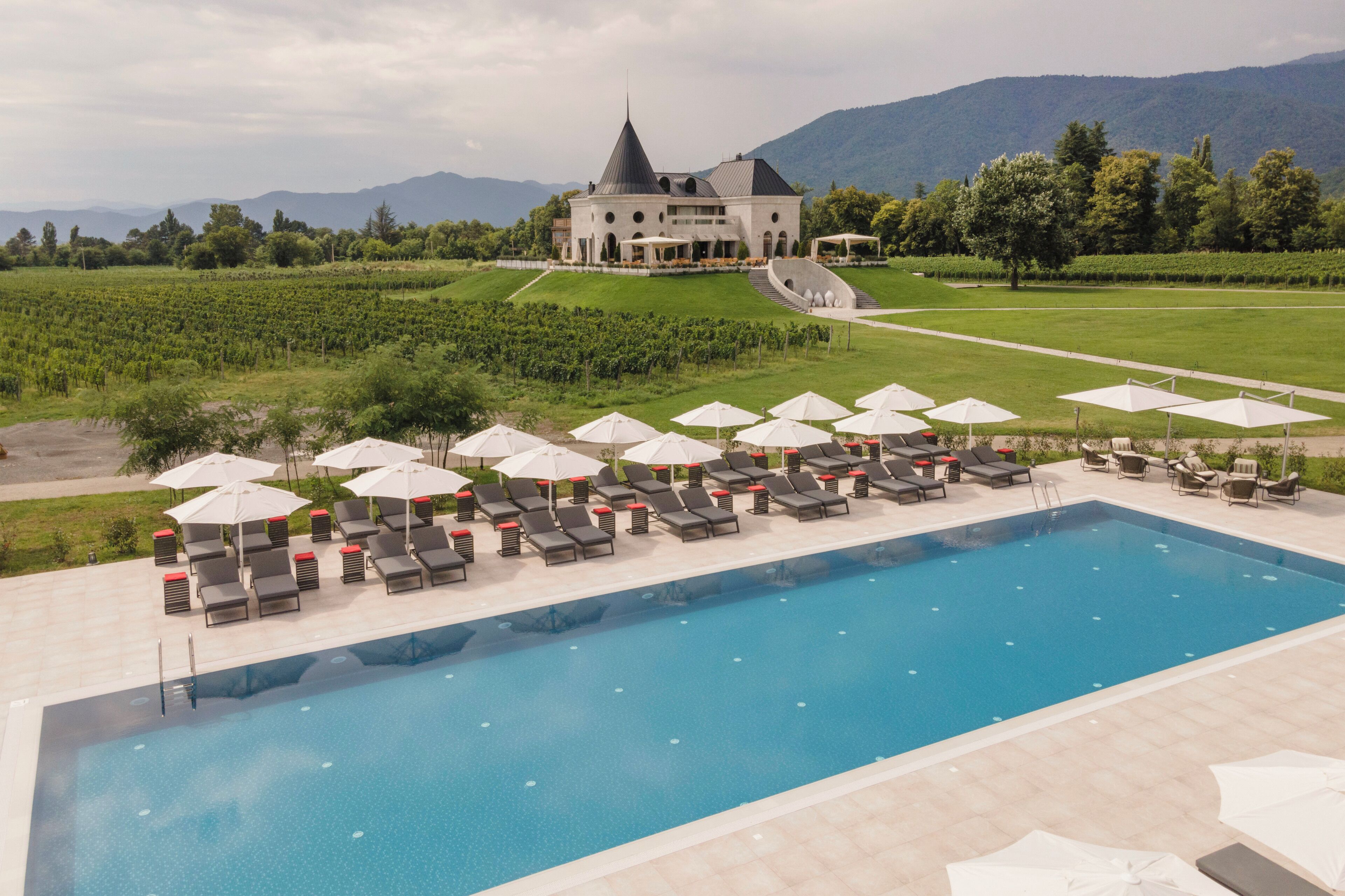 Indoor pool, seasonal outdoor pool, sun loungers