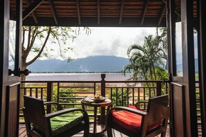 Deluxe suite | Uitzicht vanaf balkon