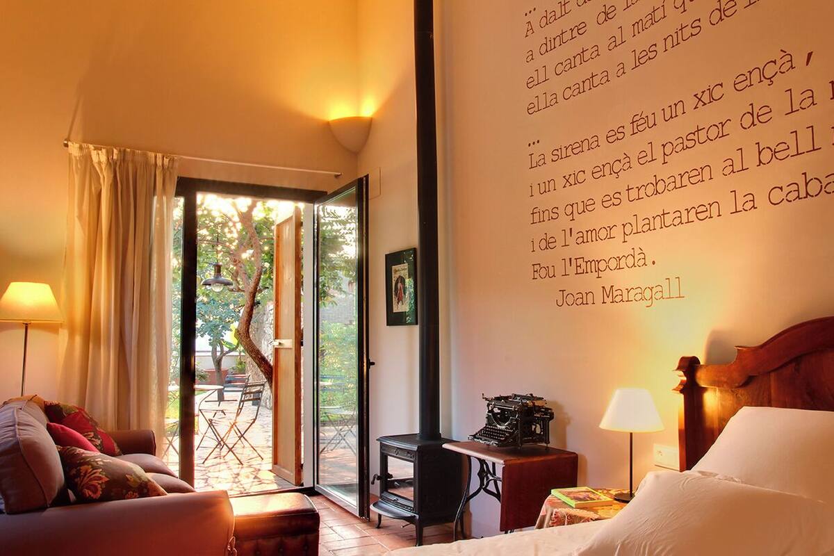 1 chambre, literie de qualité supérieure, couette en duvet d'oie