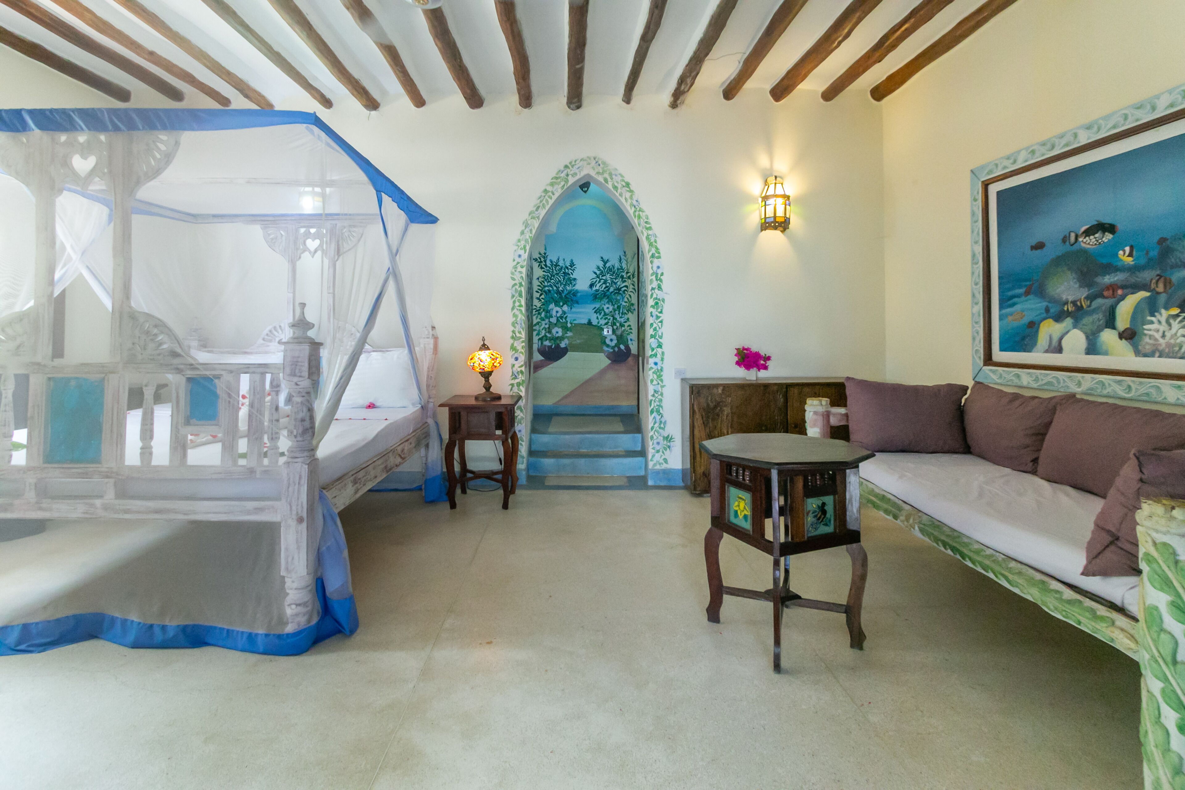 Luxury Apartment, 2 Bedrooms, Ocean View, Beachfront | Egyptian cotton sheets, premium bedding, minibar, in-room safe