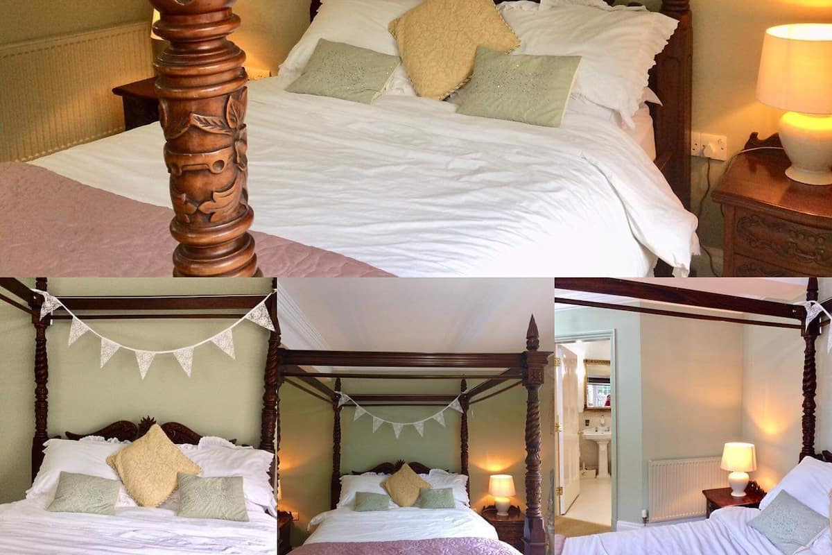 Suite (Queen Anne) | Hypo-allergenic bedding, Select Comfort beds, desk, blackout curtains