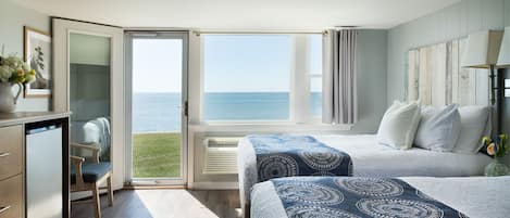 First Floor, Ocean View, Lower Building, 2 Doubles | Individually decorated, individually furnished, free WiFi, bed sheets