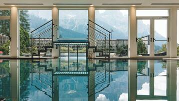 Indoor pool, outdoor pool