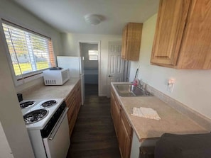 Småhus, 2 dobbeltsenger | Eget kjøkken | Mikrobølgeovn