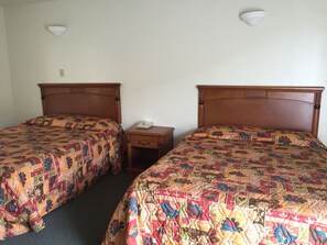 Desk, blackout drapes, free WiFi, bed sheets