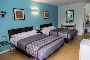 Deluxe Room, 2 Double Beds, Non Smoking | Desk, iron/ironing board, free WiFi - Relax Inn Motel (Front Royal)