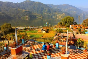Terrace/patio - Hotel Adam (Pokhara)