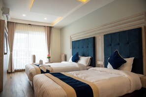 Superior Twin Room | Premium bedding, in-room safe, desk, soundproofing - Hotel Adam (Pokhara)