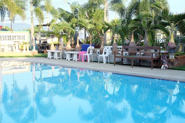 Alberca al aire libre 