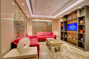 Sala de estar en el lobby