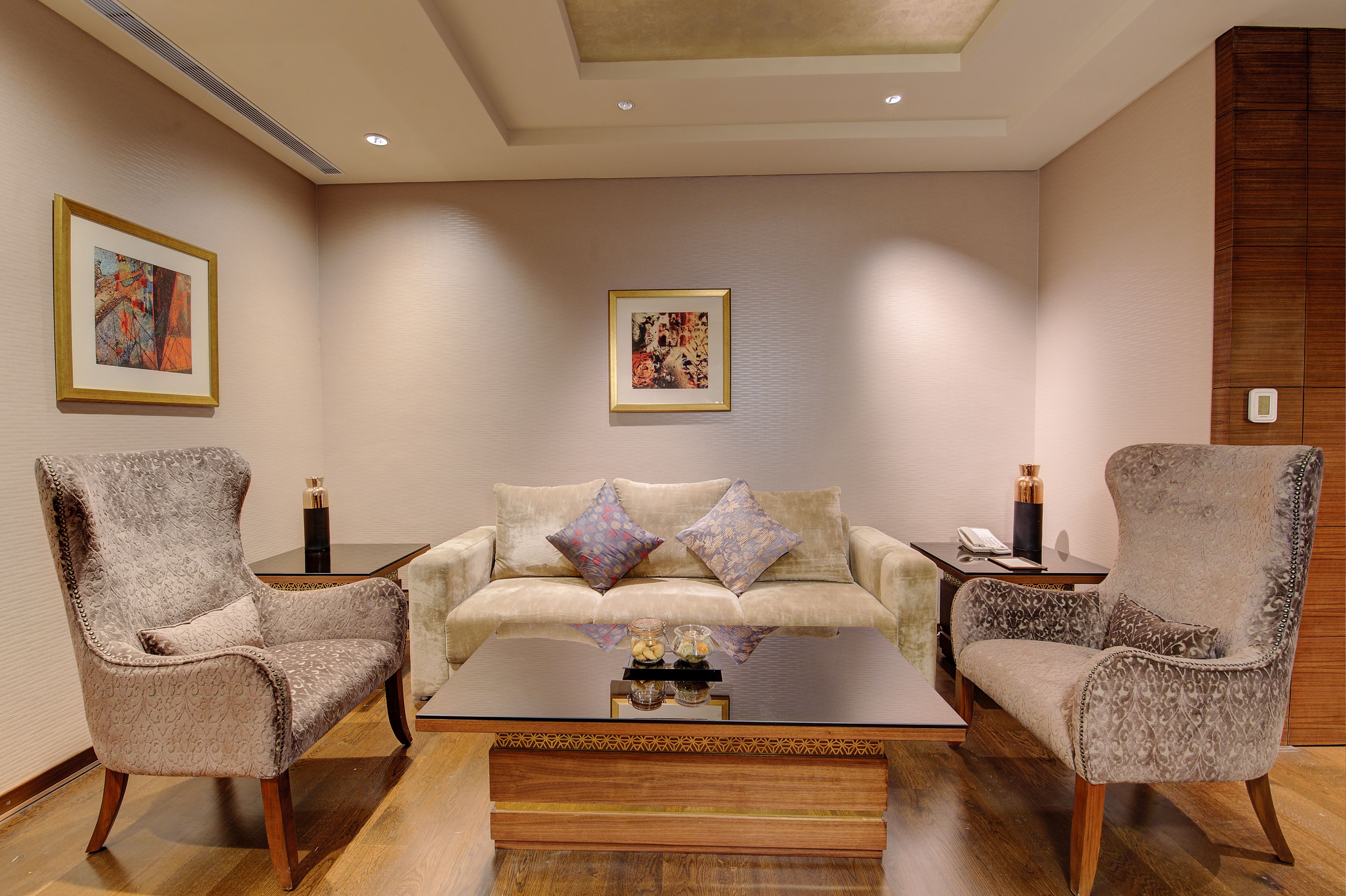 presidential suite | living area | flat-screen tv