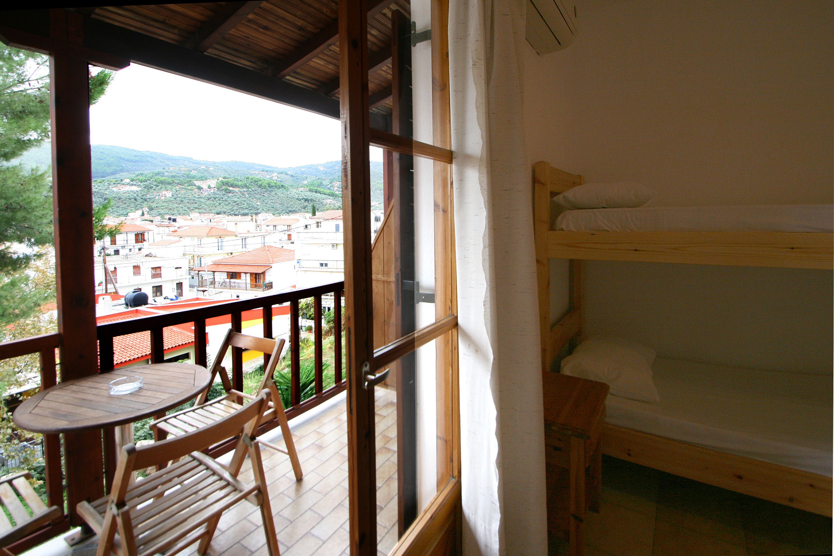 triple room (with bunk bed) | view from room