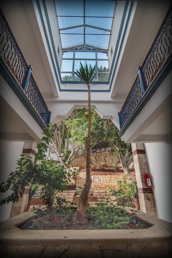 Interior entrance