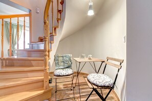 Villa, 5 Bedrooms, Kitchen (living room,balcony,garden,14 adults) | Living area | Flat-screen TV, fireplace, DVD player - Dom & House - Willa Baltic Residence (Sopot)