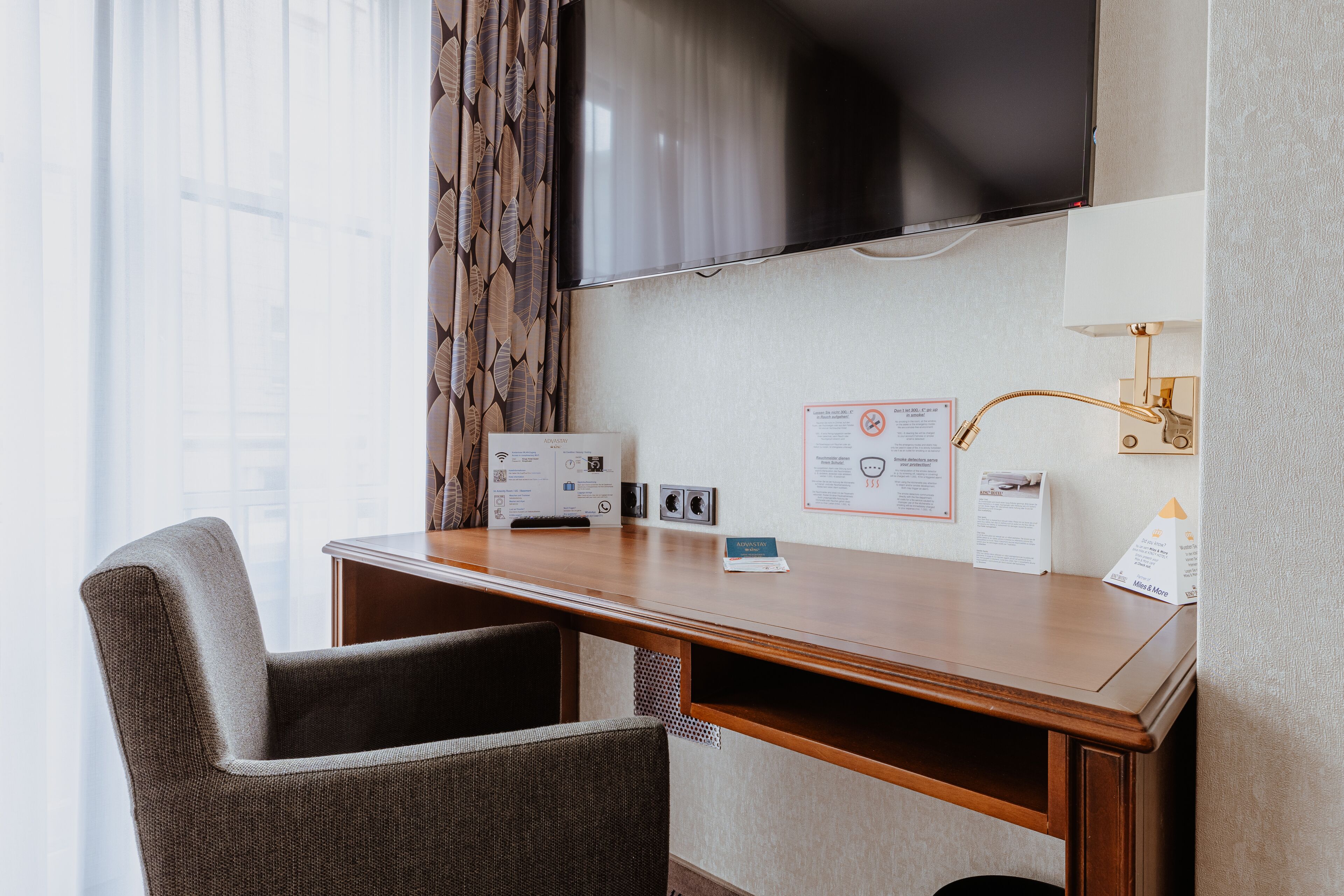 1 bedroom, hypo-allergenic bedding, in-room safe, desk