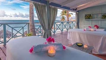 Couples treatment rooms, body treatments, aromatherapy