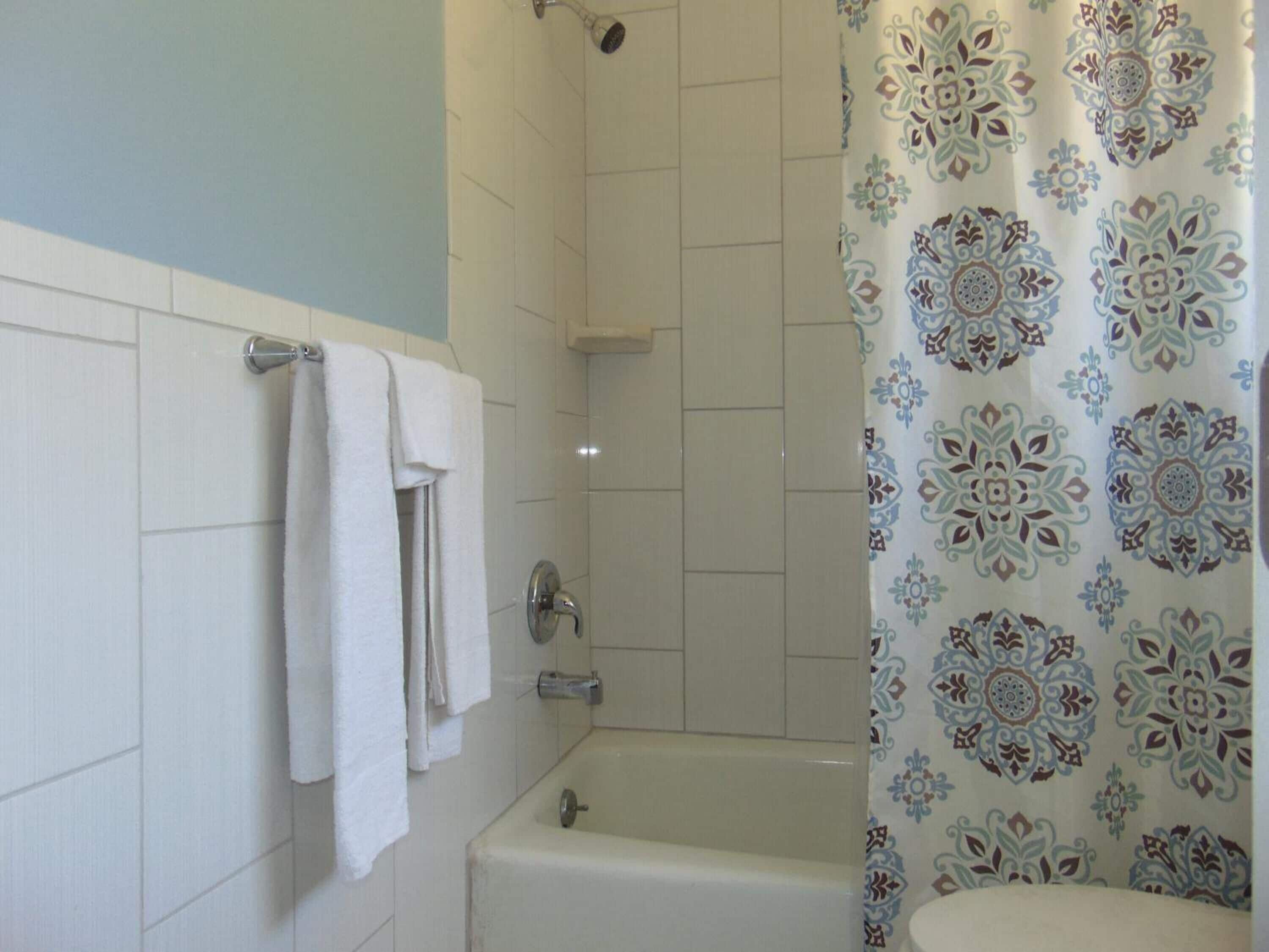 Free toiletries, towels