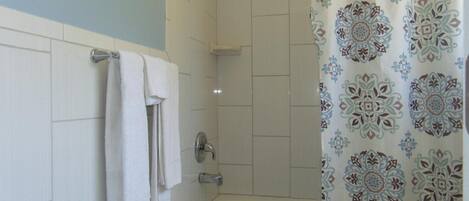 Free toiletries, towels