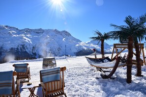 View from property - Hotel Salastrains (St. Moritz)