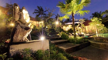 Front of property - evening/night