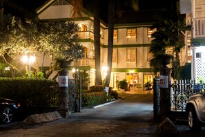 Front of property - evening/night