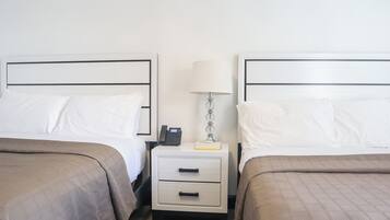 Standard Room, 2 Double Beds | Desk, iron/ironing board, free WiFi, bed sheets