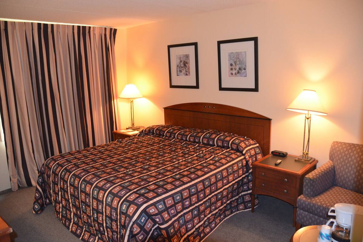 Standard Room, 1 King Bed | Free cots/infant beds, rollaway beds, free WiFi, bed sheets