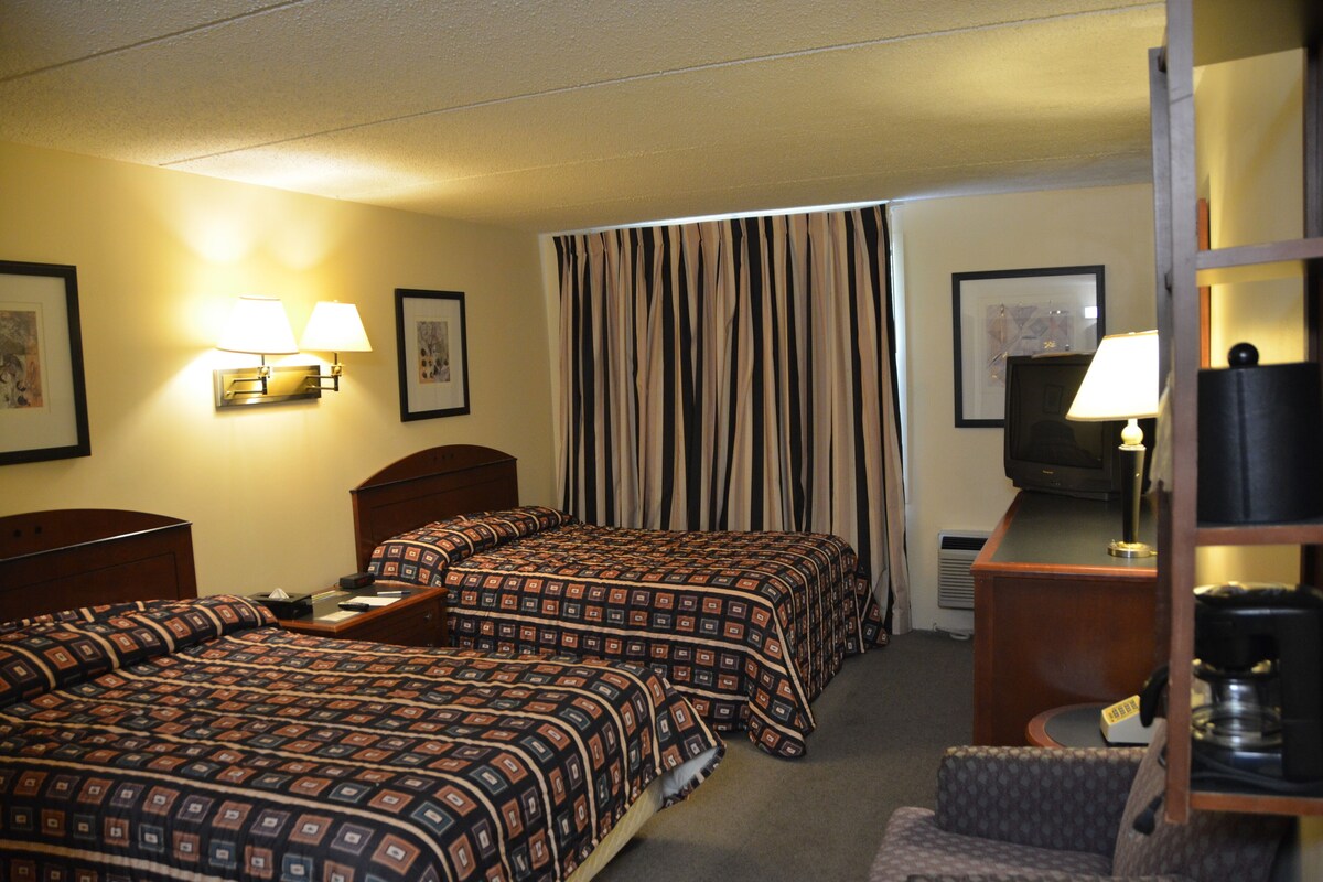 Double Room, 2 Double Beds | Free cribs/infant beds, rollaway beds, free WiFi, bed sheets