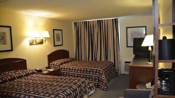 Double Room, 2 Double Beds | Free cribs/infant beds, rollaway beds, free WiFi, bed sheets