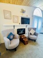 Habitación Premier (The Georgian) | Zona de estar | Una televisión de pantalla plana, Netflix, suelo radiante