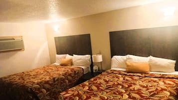 Room, 2 Queen Beds | Iron/ironing board, free WiFi, bed sheets
