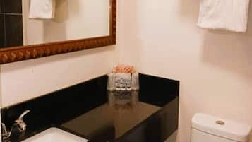 Free toiletries, towels