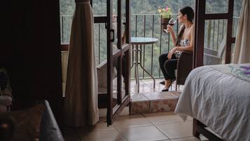 Individually decorated, laptop workspace, blackout curtains