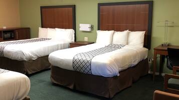 Standard Room, 3 Queen Beds, Non Smoking- No Pets Allowed | Individually decorated, individually furnished, desk, blackout drapes