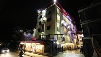 Front of property – evening/night