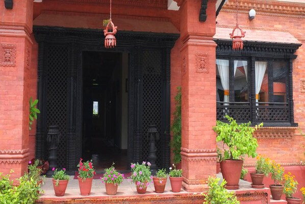 Fachada da propriedade