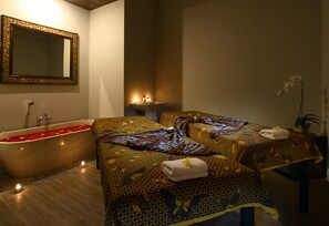 Tratamientos corporales, aromaterapia, masajes con piedras calientes 