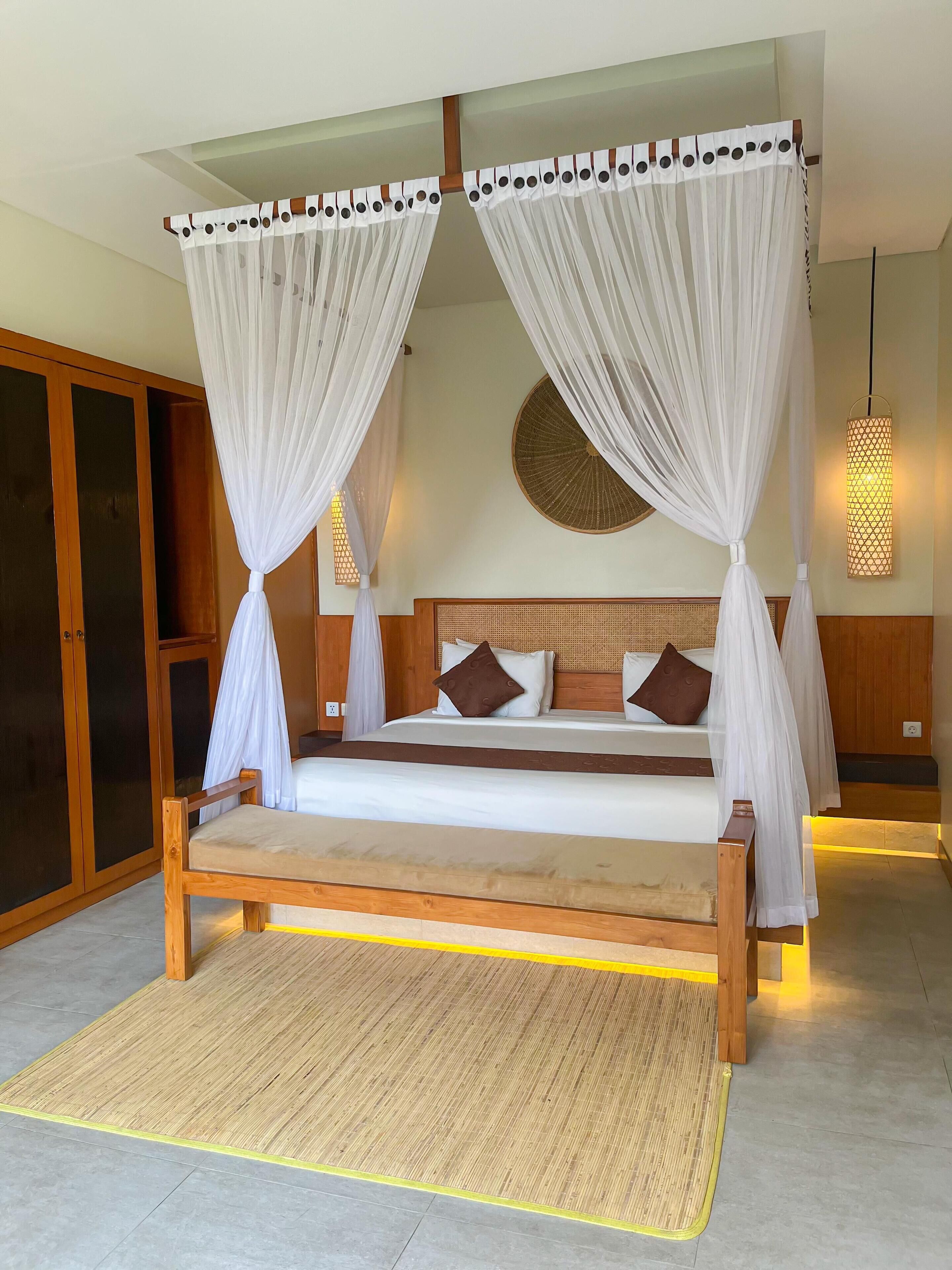 Deluxe Villa, 1 Bedroom, Private Pool | Premium bedding, pillow-top beds, minibar, in-room safe