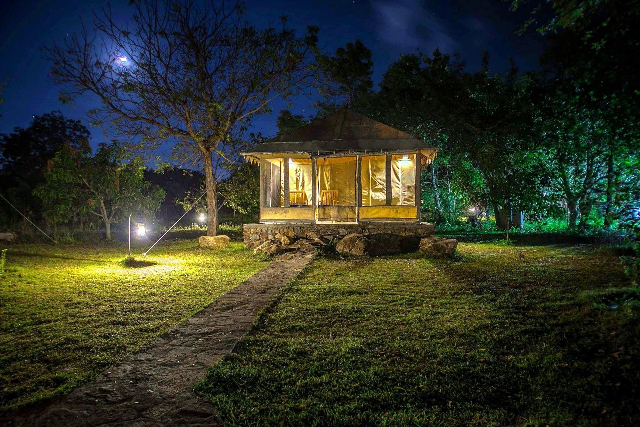 front of property – evening/night