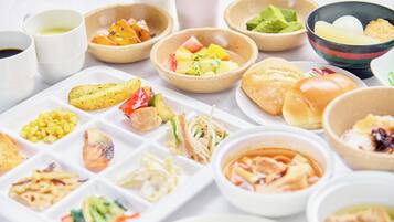 朝食ビュッフェ