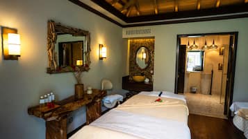 Espace de soins pour les couples, sauna, soins corporels