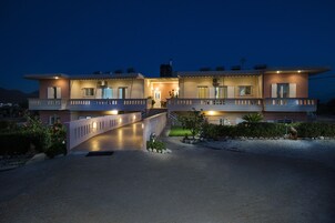 Front of property - evening/night