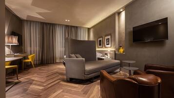 Suite, Garden View (sensory shower and turkish bath) | Living area | 30-inch flat-screen TV with cable channels, TV