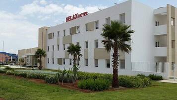 Voorkant van accommodatie