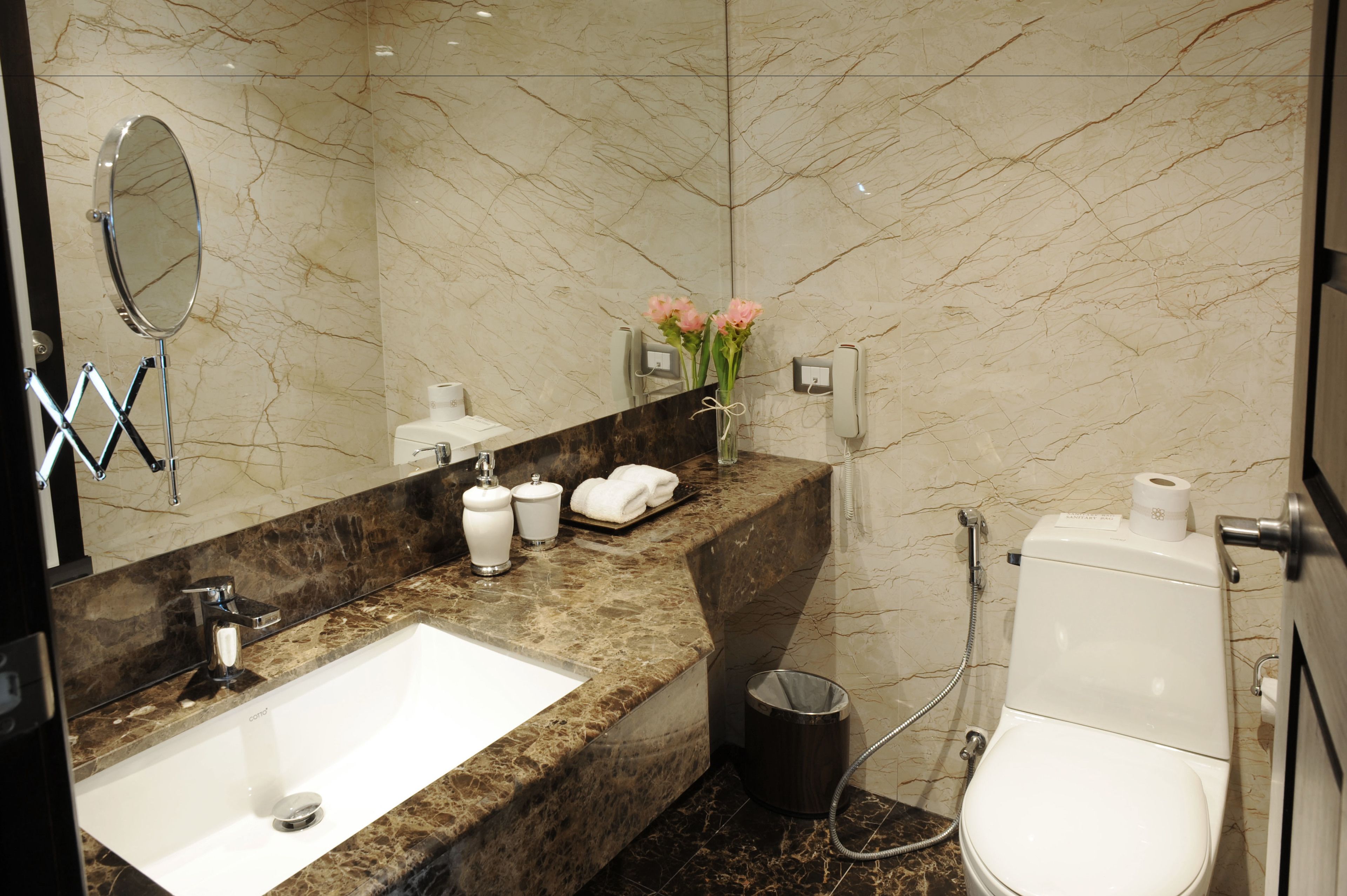 suite | bathroom | free toiletries, hair dryer, bathrobes, slippers