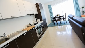Coffee/tea maker, fridge, stovetop, cookware/dishes/utensils - Sliema Penthouses (Sliema)