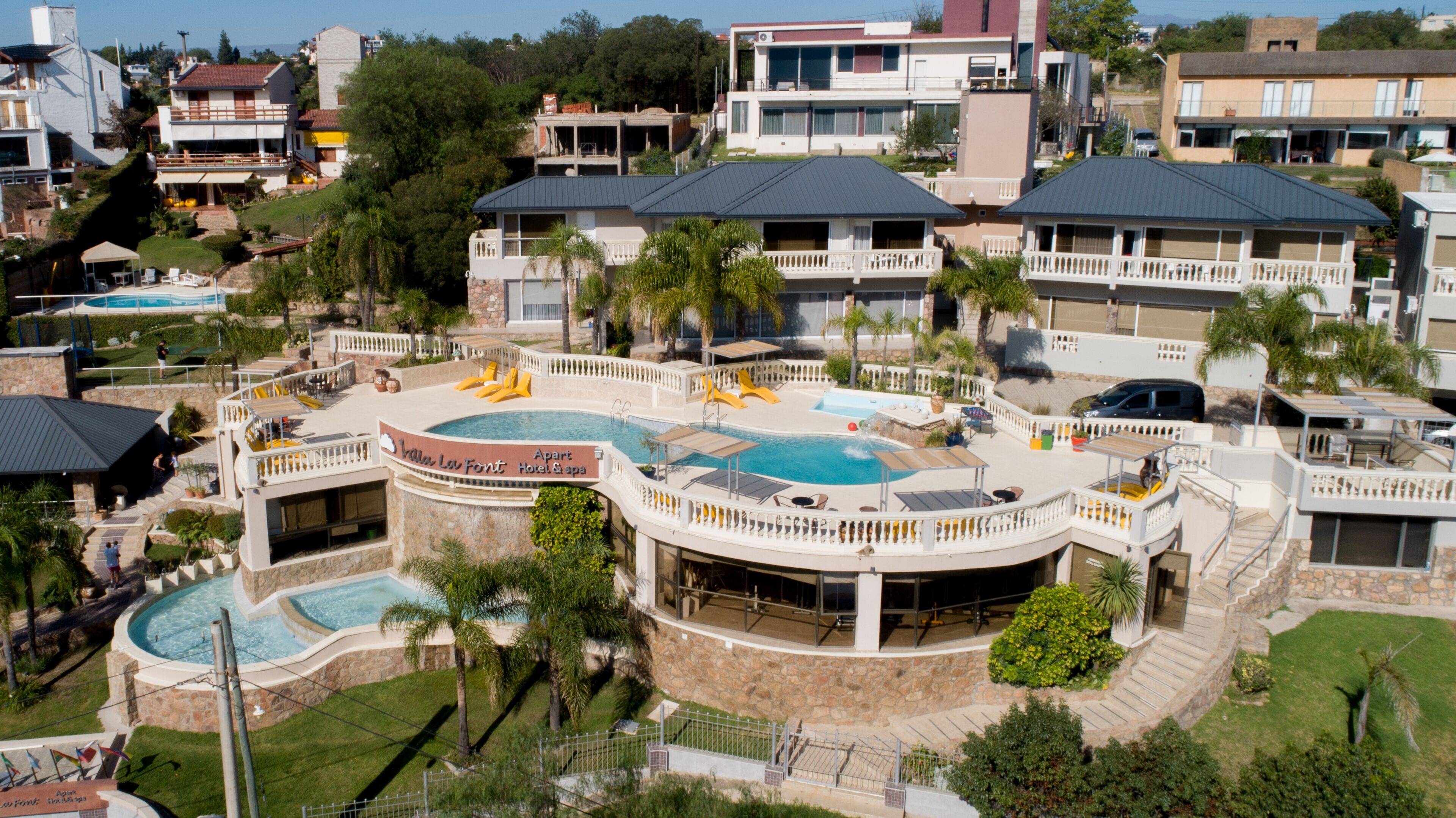 Façade de l’hébergement