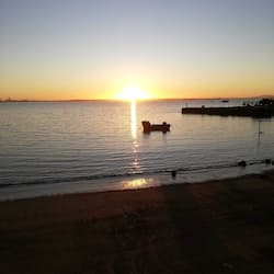 Vue sur la plage/l’océan