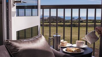 Superior Double or Twin Room, 1 Large Single Bed, Partial Ocean View, Garden Area | Egyptian cotton sheets, premium bedding, desk, free WiFi